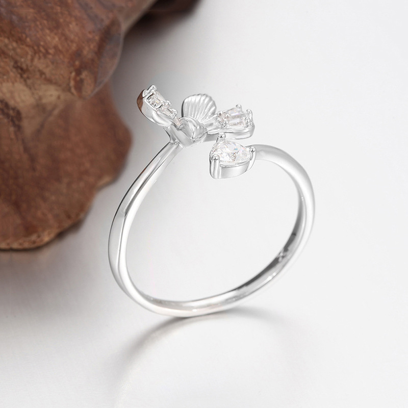 Xuping temperamento simple abierto anillo mariposa elegante dulce estilo japonés y coreano anillo de novia joyas de aleación de cobre al por mayor