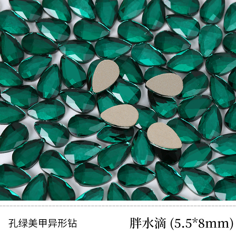 홀 그린 5.5*8mm 팻 워터 드롭 특형의 드릴 [단일 가격]]