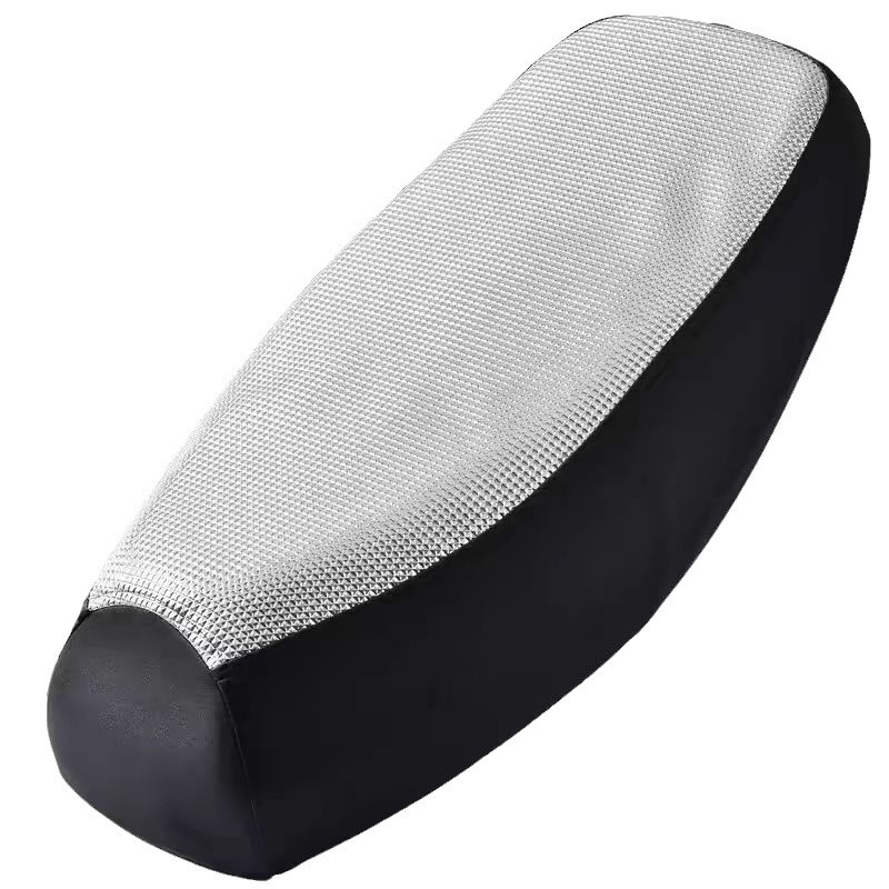 Electric Pedal Motorcycle Waterproof Sunscreen Cushion Four Seasons Universal Thickened Leather Cushion Cover Battery Car Seat Cover