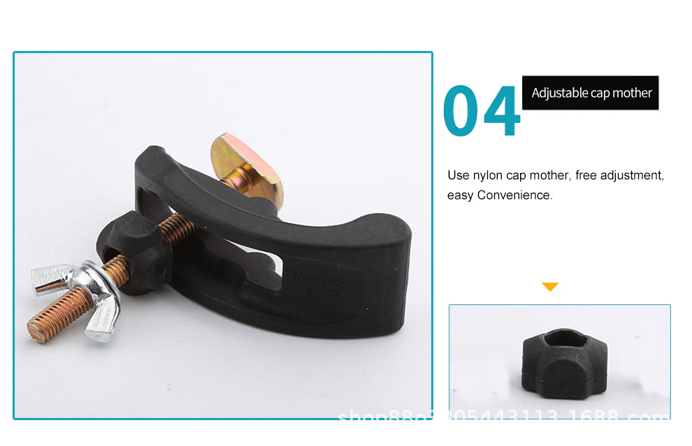 雕刻机88mm加厚弓形压板尼龙材质 高强度台面压板