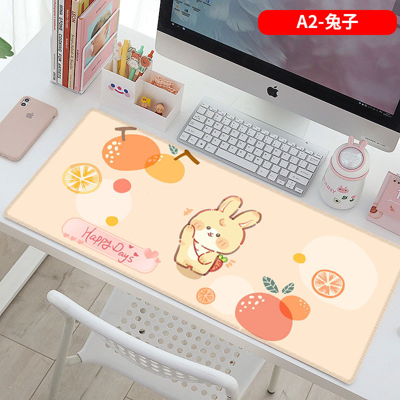 マウスパッドの巨大なアニメのかわいい動物のキーボードパッドを大きくして、ロックを厚くします。|undefined