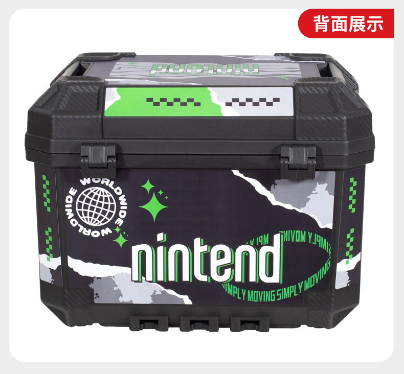 Cross-border motorcycle and electric vehicle rear trunk, special motorcycle trunk, large capacity, exclusively for cross-border use
