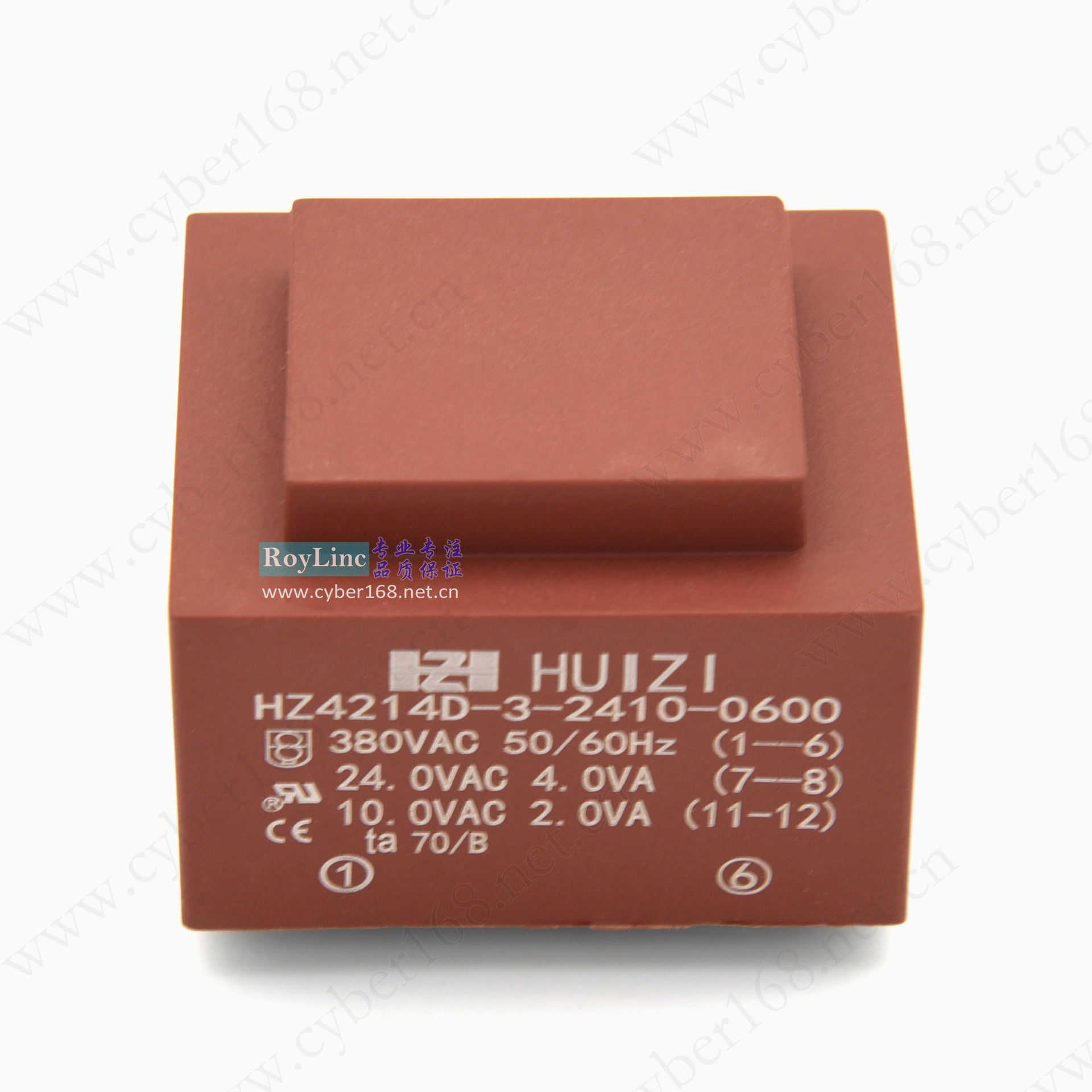 6VA 6W EI42/14.8 EI42/20 CE EI42 PCB脚防水环氧灌封电源变压器