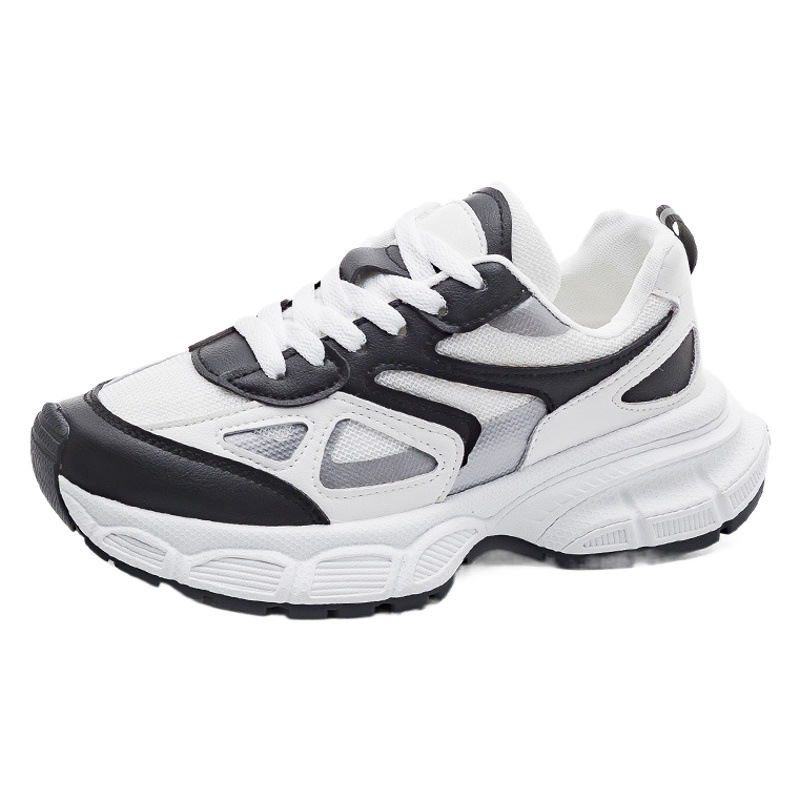 Zapatos estilo Dad para mujer, novedad otoño 2023, zapatos versátiles de suela gruesa que aumentan la altura, zapatos deportivos casuales a la moda 1102