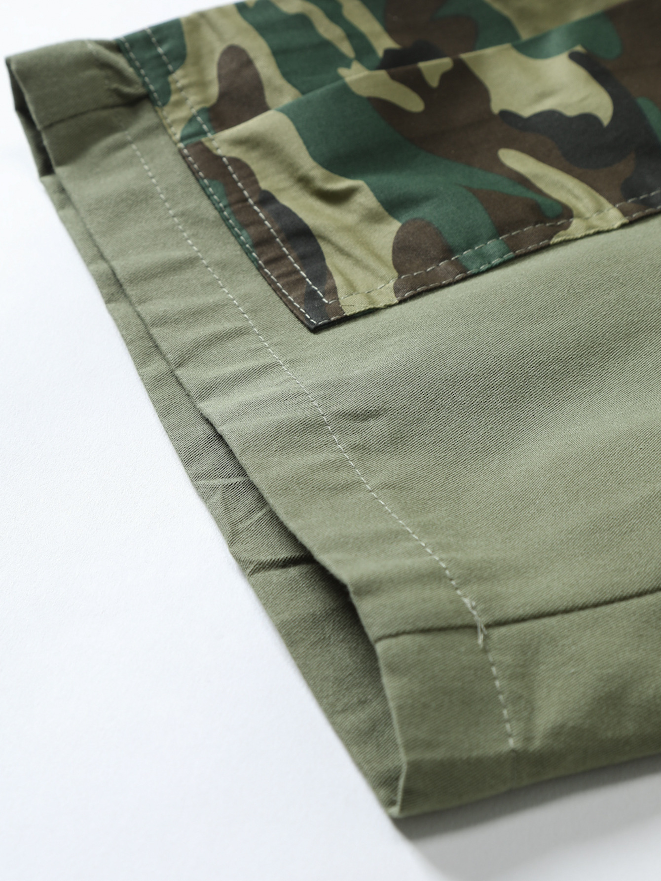 Cross-border 2025 New Cotton Work Shorts For Men, Multi-pocket American-style Knee-length Shorts, Summer Japanese Style,_mkmklike.com