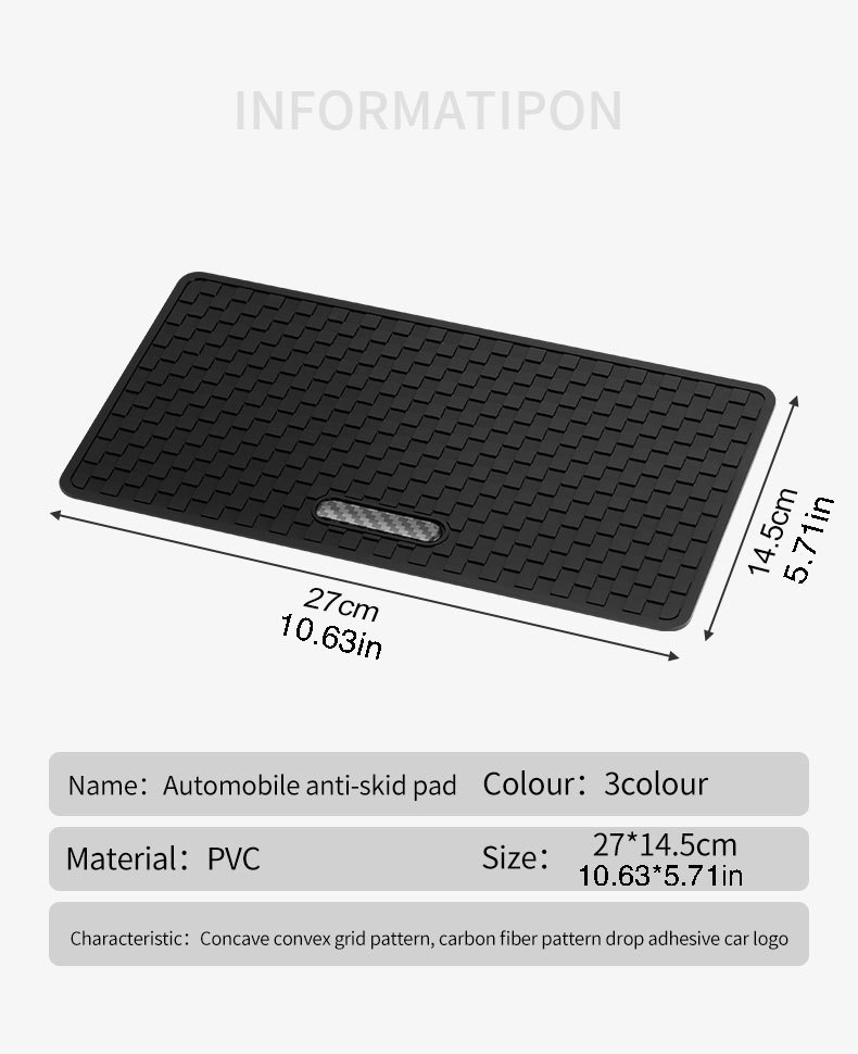 Cross-Border Hot-Selling Car Anti-Slip Mat, Silicone Storage Mat for Car Dashboard, High-Temperature Resistant Dashboard Mat