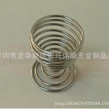 批发不锈钢弹簧球 鸡蛋架茶杯置物架 托蛋杯架线成形加工压簧弹簧