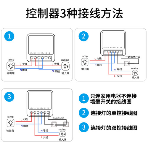 Homekit smart switch mobile phone control voice control Wif cassette switch hidden dual control timing