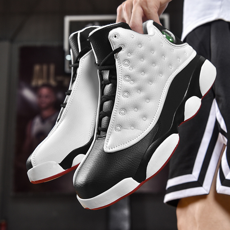 Kobe Bryant Basketball Shoes Large Size Aj High-Top Practical Sports and Leisure Trendy Shoes Non-Slip Wear-Resistant Shock-Absorbing Friction Audio Men's Shoes