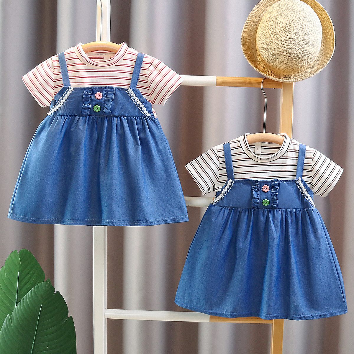 Girls Dress 1 Year Old 3 Baby Skirt Summer Kidsren's Clothing Pure Cotton Summer Little Kidsren Princess Dress Baby Girl Summer Dress