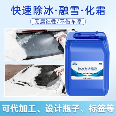Winter Car De-Icing Agent Concentrate, Glass agent