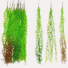 批发仿真植物 仿真藤 绿植藤 壁挂装饰 绿植墙 假柳条 藤条 花藤