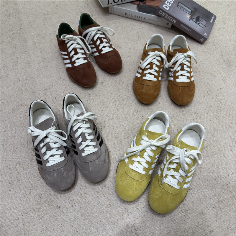 German training shoes women's thick-soled casual shoes spring and summer 2025 new classic versatile color matching sports skate shoes forrest gump shoes