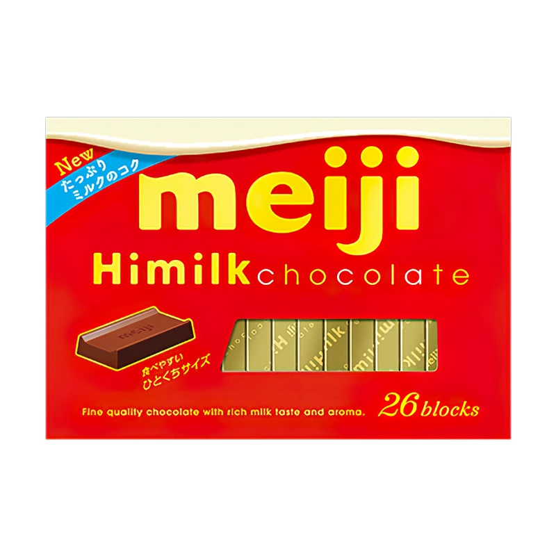 Шоколадные конфеты (Meiji) 120 г — матча, клубника, молоко, тёмный шоколад