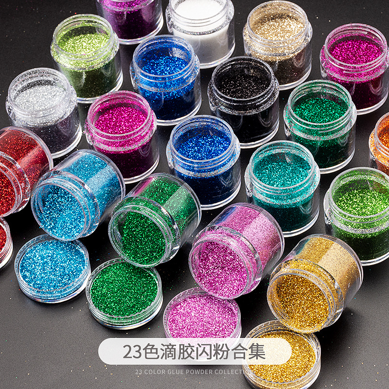 polvo brillante DIY material sequinilla goteo AB molde resina UV aceite Mahjong relleno joyas auriculares ilusión