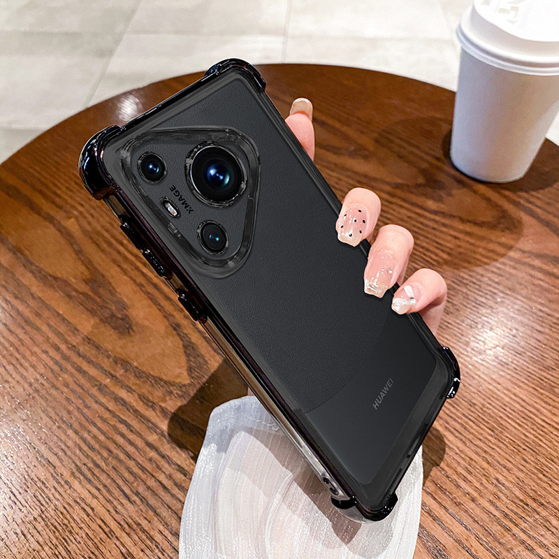 Funda protectora transparente galvanizada para Huawei P70 con airbag en las cuatro esquinas, anticaídas, Magic7, NOVA13PRO, nueva