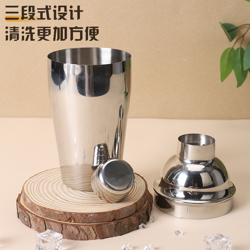 Amazon suministro directo de acero inoxidable shaker bar shaker taza de leche de té de limón shaker image 5