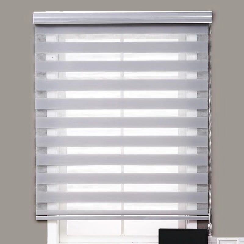 No-Drill Roller Blinds for Bedroom, Home, Bathroom, Balcony, Kitchen, Toilet, Living Room, Full Blackout, Adjustable
