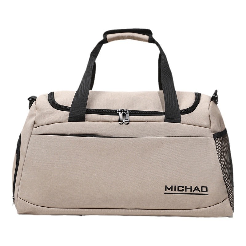 Bolsa de ejercicios bolsa de viaje de zapato independiente bolsa de natación seca y húmeda separación bolsa de yoga bolsa de transporte inclinada impresa logotipo desgaste