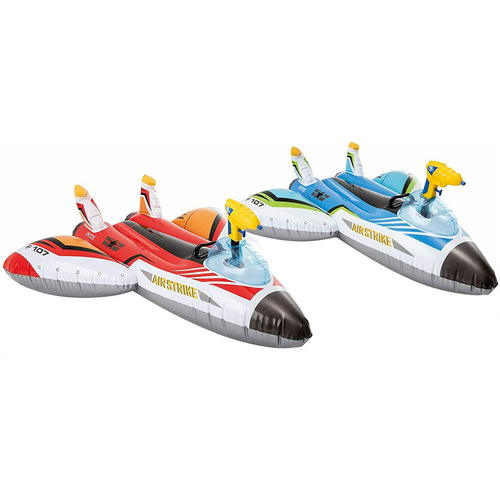 Bestway Children's Saddle Adult Water Saddle Thick Crocodile Shark Black Whale Unicorn Water Gun Rowing