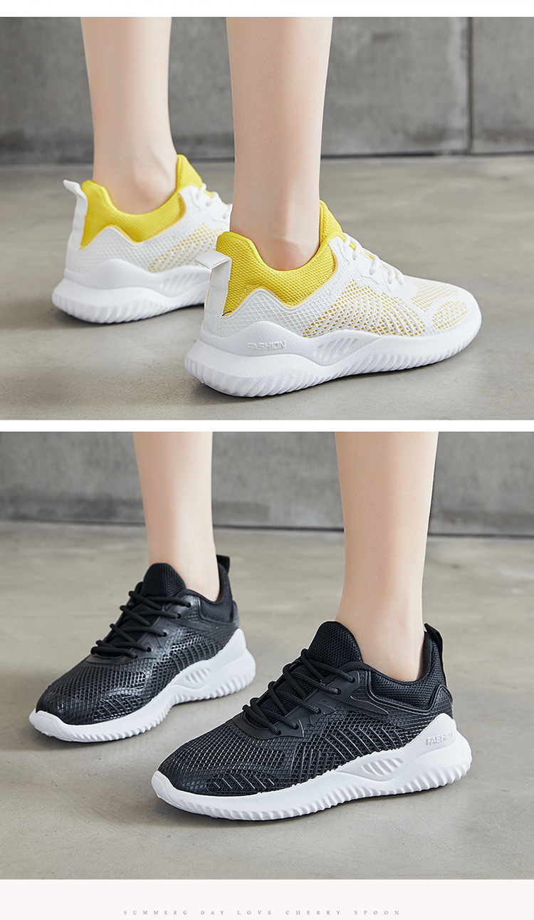 Scarpe da lavoro da donna Scarpe da ginnastica Scarpe da tennis Scarpe da ginnastica Calzature traspiranti antiscivolo in tessuto sintetico_voghion.com