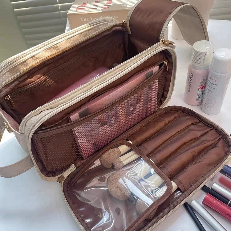 2024 новая косметическая сумка женская большая емкость выходит портативная дорожная сумка премиум-класса косметика щетка для мытья сумки для хранения