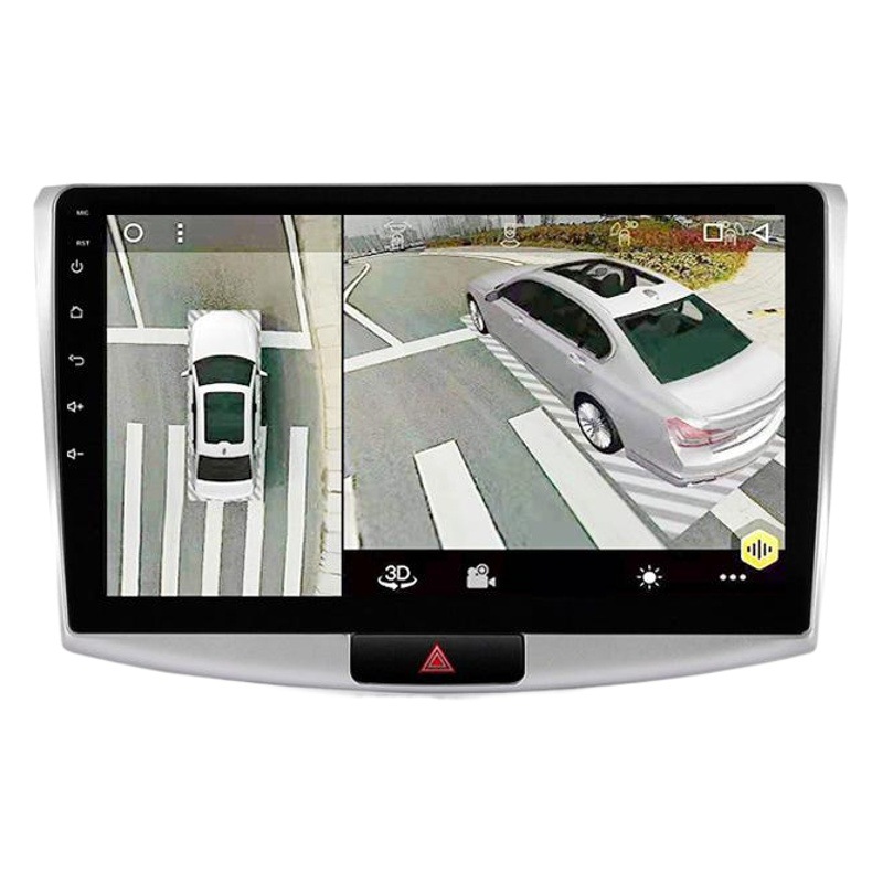 360 grabadora de conducción panorámica HD sin ángulo muerto Sistema de imagen inversa Android pantalla grande navegación 3D máquina todo en uno image 1