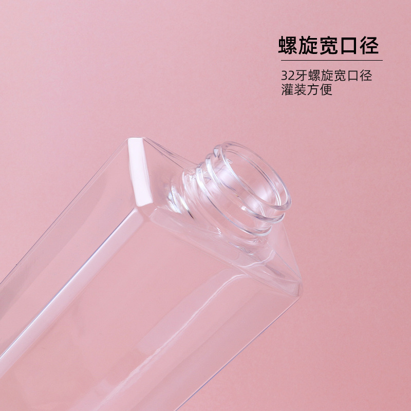 スポット 400ml500ml 角型プレスシャンプーボトル シャワージェル ハンドソープ 洗顔料 ボディローションボトル|undefined