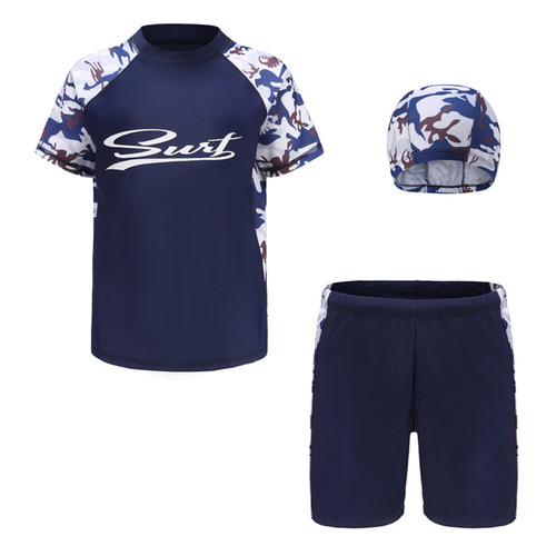 Children's swimsuit for boys, medium and large children, separate, junior high school students, children's swimming trunks and shorts for boys