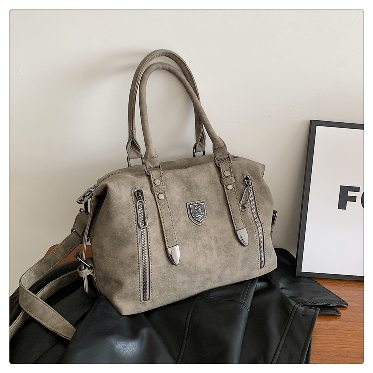 New cross-border foreign trade women's bag 2024 Retro casual handbag, European and American trend single-shoulder crossbody bag, tote bag for women undefined