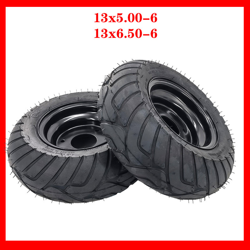 旅游车 168卡丁车13X6.50-6寸真空轮胎轮毂13x5.00-6ATV沙滩车