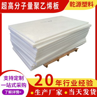Ultra-High Molecular Weight Polyethylene Sheets Are Available for Processing into Custom Sizes, Pe1000 Backing Plates, Ultra-High Molecular Weight Polyethylene Liners