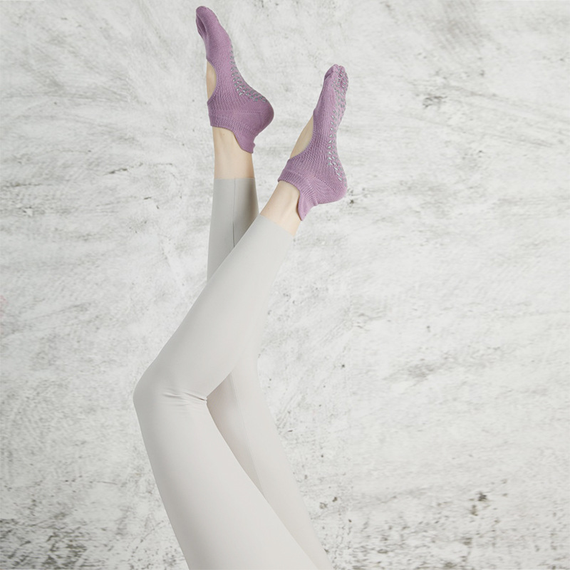 Calcetines de yoga de verano, calcetines antideslizantes con dedos divididos, calcetines de Pilates, calcetines de cinco dedos, calcetines deportivos, calcetines profesionales de algodón para mujer