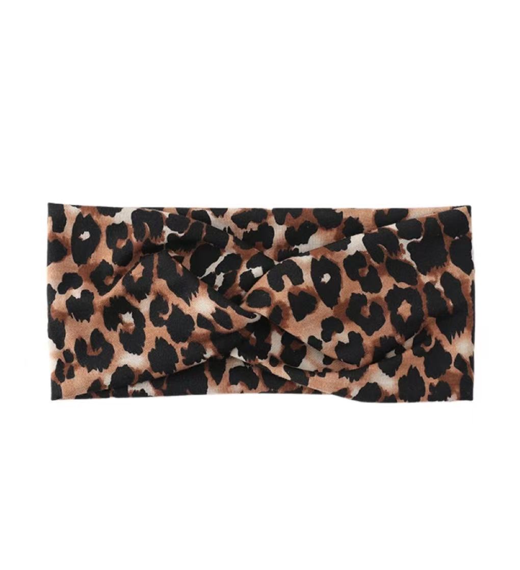 Europa y América de yoga bohemio deportes banda para el cabello elástico antideslizante banda para el cabello de ala ancha entrenamiento correr sudor-absorbente diadema de las mujeres