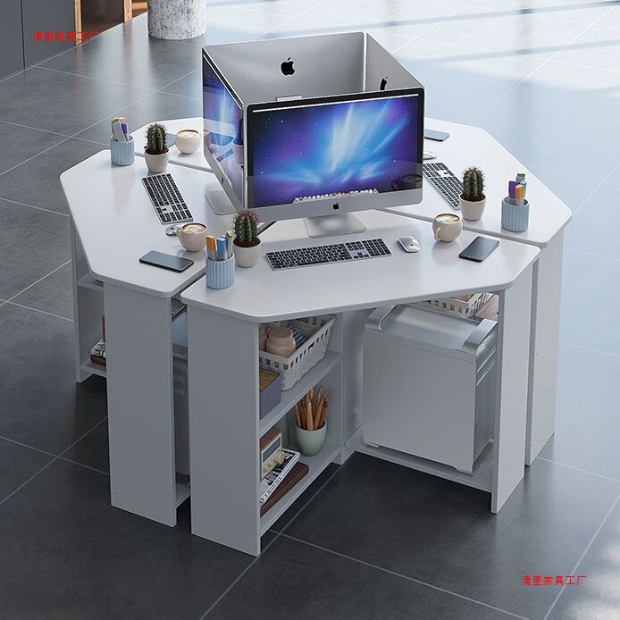 Small Apartment Desk Triangular Study Desk Corner Corner Computer Desk Corner Simple Home Writing Desk