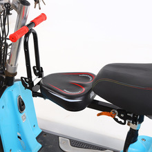 電動車兒童座椅前置可折疊自行車單車小孩坐椅座椅寶寶保護前座椅
