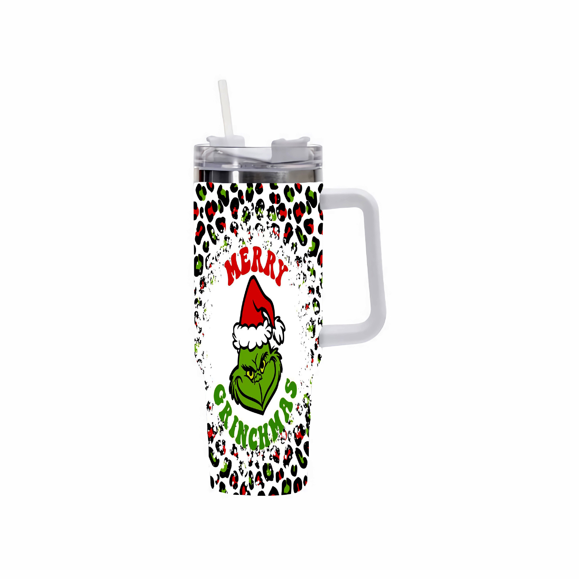 Transfronterizo nuevo creativo 40oz taza de helado taza de coche al aire libre Halloween Navidad regalo taza de paja