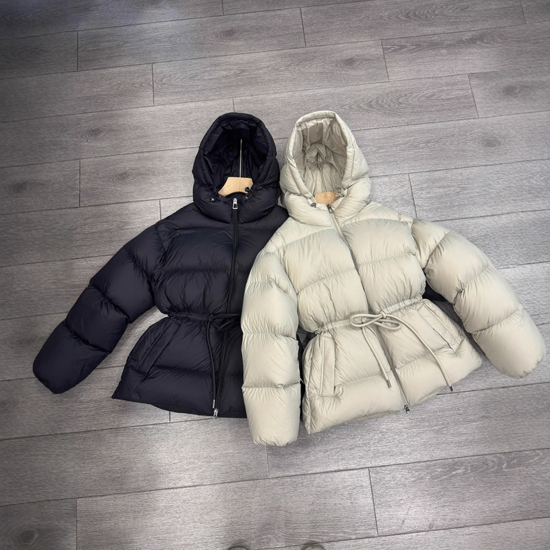 25 New Winter Lightweight Puffy down Jacket for Women, Waist-Cinching, Slimming, Hooded, Thickened Puffer Coat G102122 25 New Winter Lightweight Puffy down Jacket for Women, Waist-Cinching, Slimming, Hooded, Thickened Puffer Coat G102122