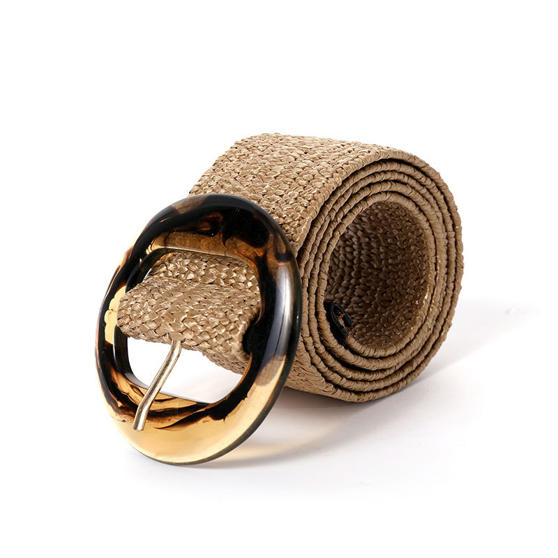 fashionable straw belt