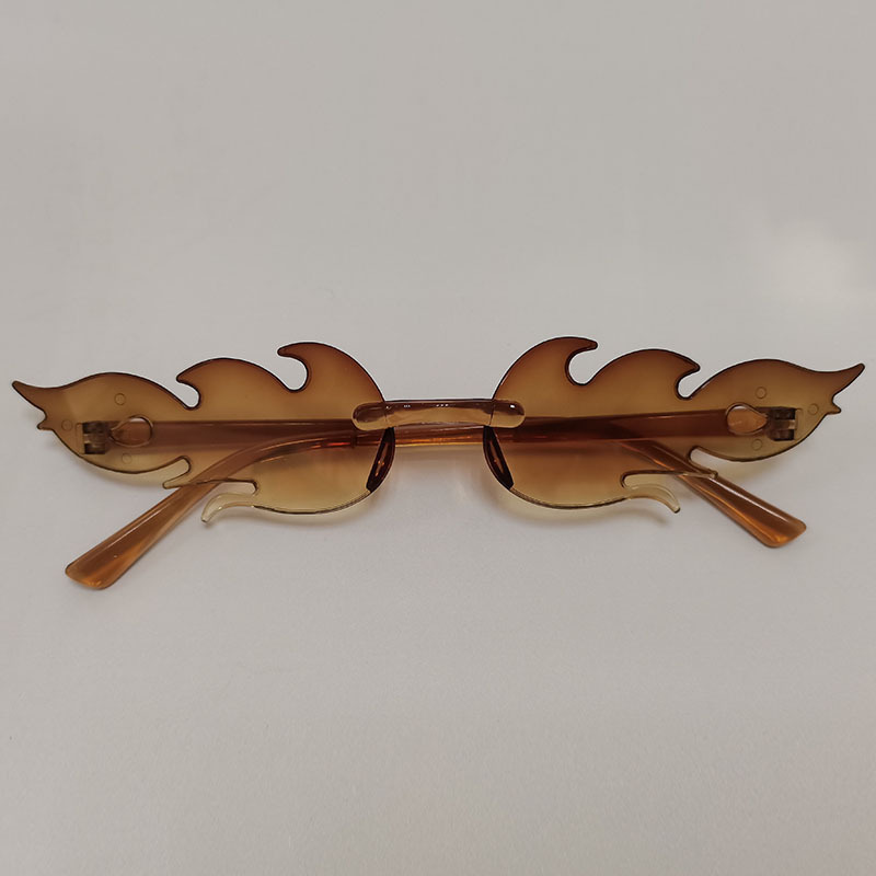 Gafas de sol llama color caramelo para baile y espectáculos