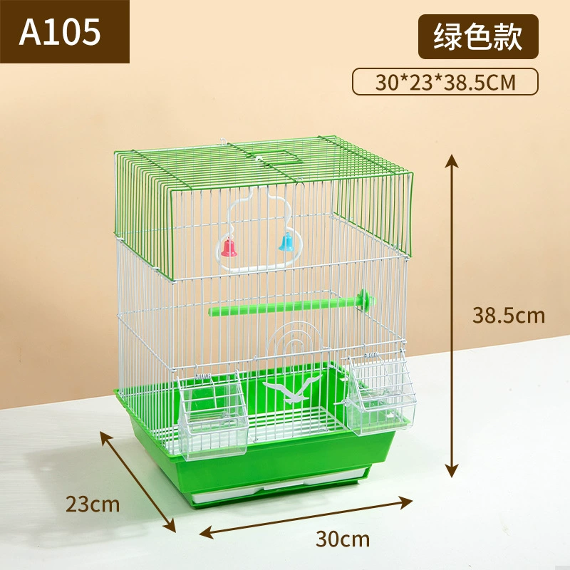 Птица-воробье-ворона клетка «Tiger Parrot Bird Cage Wing Bird Eye Eyes Xuanfeng Peony Small Villa Metal Watching Cage Cage 20»
