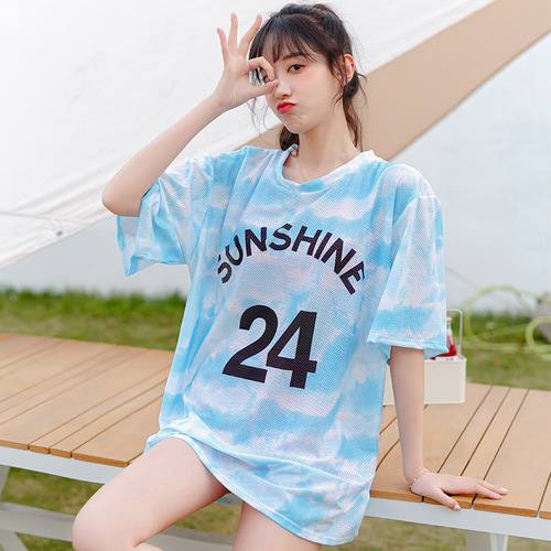 Women's 3-Piece Swim Set Fashion Sport Separate Long Sleeve Cover-Up Sun Protective Skirt Style Abdominal Covering Hot Spring Swimwear Wholesale