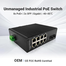 �ǹ�����ҵ��2��8��POE������ ����-40~85�� ���찲װ �羳OEM