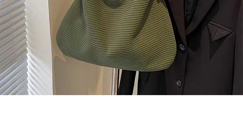 Túi tote vải canvas nữ cỡ lớn đi làm, đeo vai đơn kiểu mới mùa hè — Màu xanh lá chi tiết 11