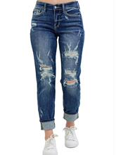 H5699 ����ѷ����ͨ�� Jeans �羳�����¿���ʽţ�п�
