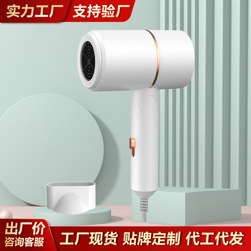 Hair Dryer Home Hair Salon Hotel Negative Ion Hair Dryer Constant Temperature Leafless Hair Dryer Manufacturer Wholesale Group Purchase Gifts