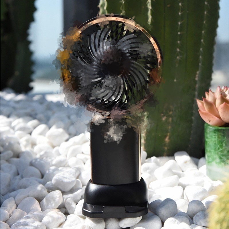 クロスボーダー爆発果物の花は扇風機を持って携帯してUSB充電します。|undefined