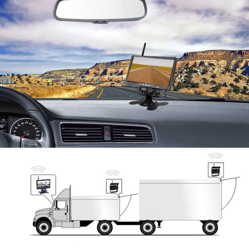 Car Backup Camera Bus Truck Harvester Car HD 24v Night Vision Infrared Waterproof Camera