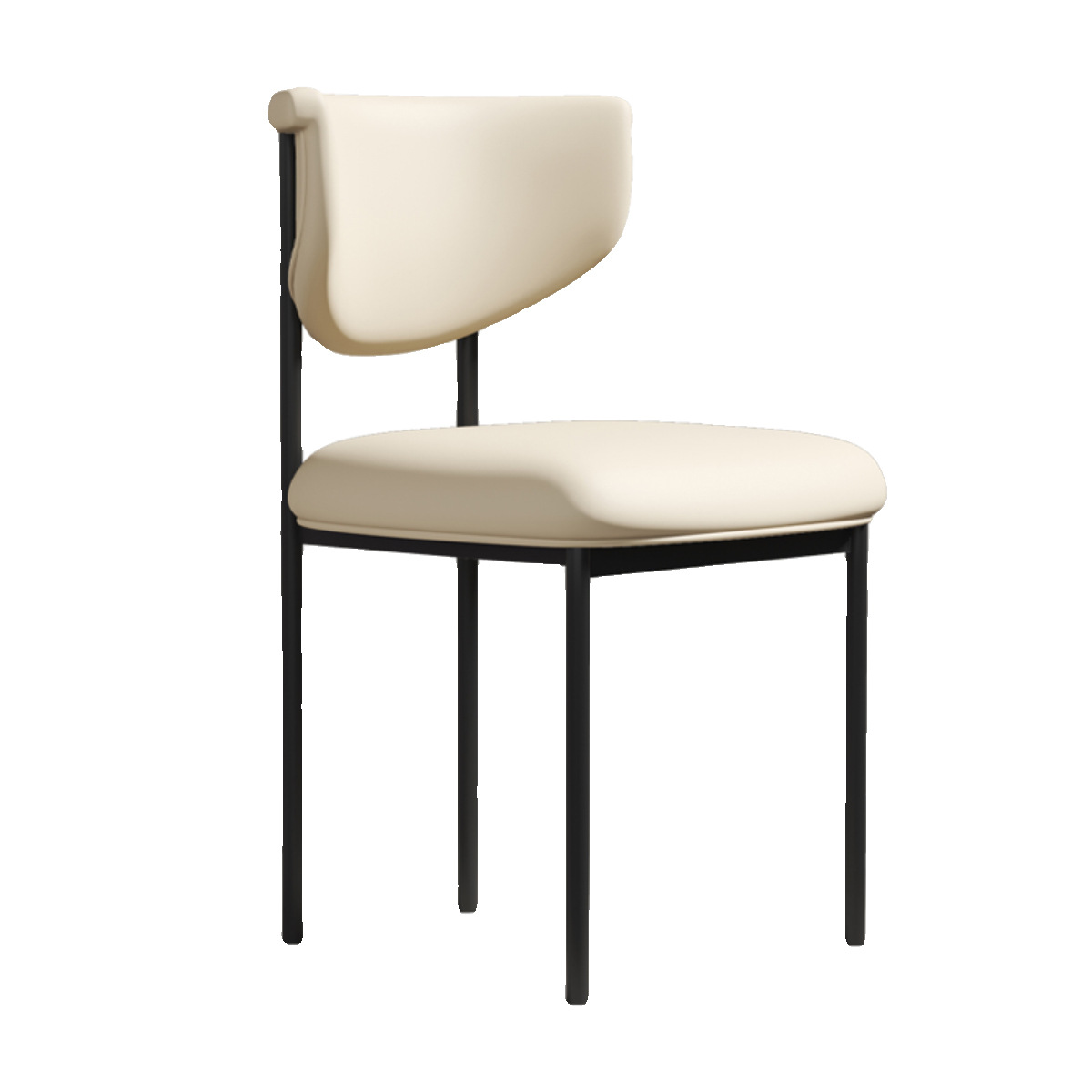Transfronterizo OZON estilo francés silla de comedor de estilo crema silla de mesa de comedor de lujo ligera de alta calidad silla de maquillaje respaldo image 6