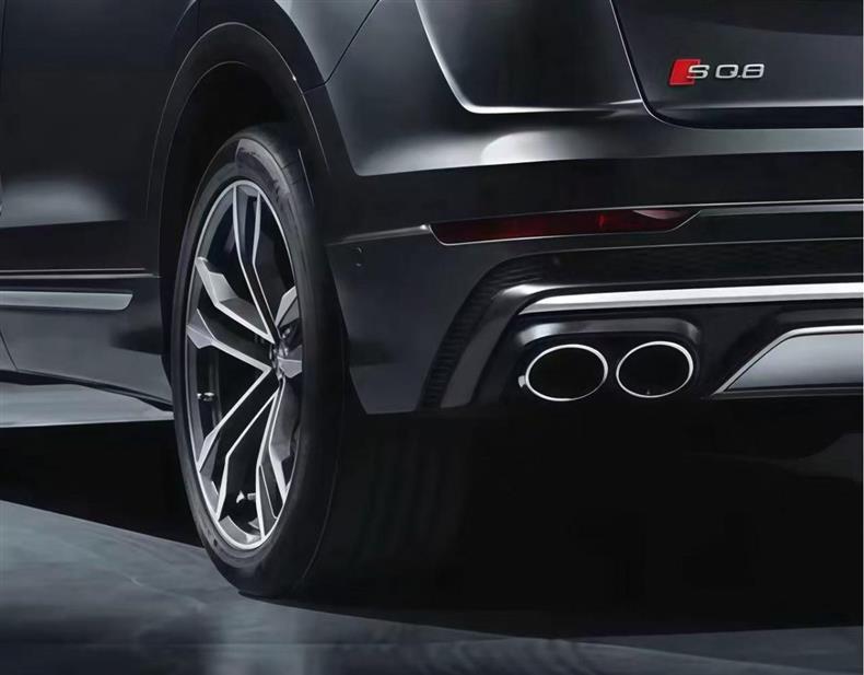 Audi S8 SQ8 body side emblem sticker, ABS black finish, decorative sticker, black modified lettering